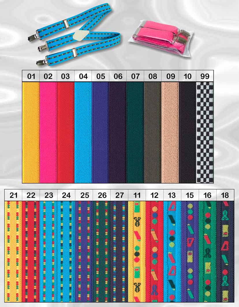 Dětské šle - kšandy Y 60 cm potisk modročerná 27