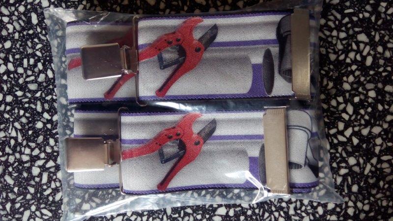 Pánské šle - kšandy 50 mm Y 120 cm povolání instalatér