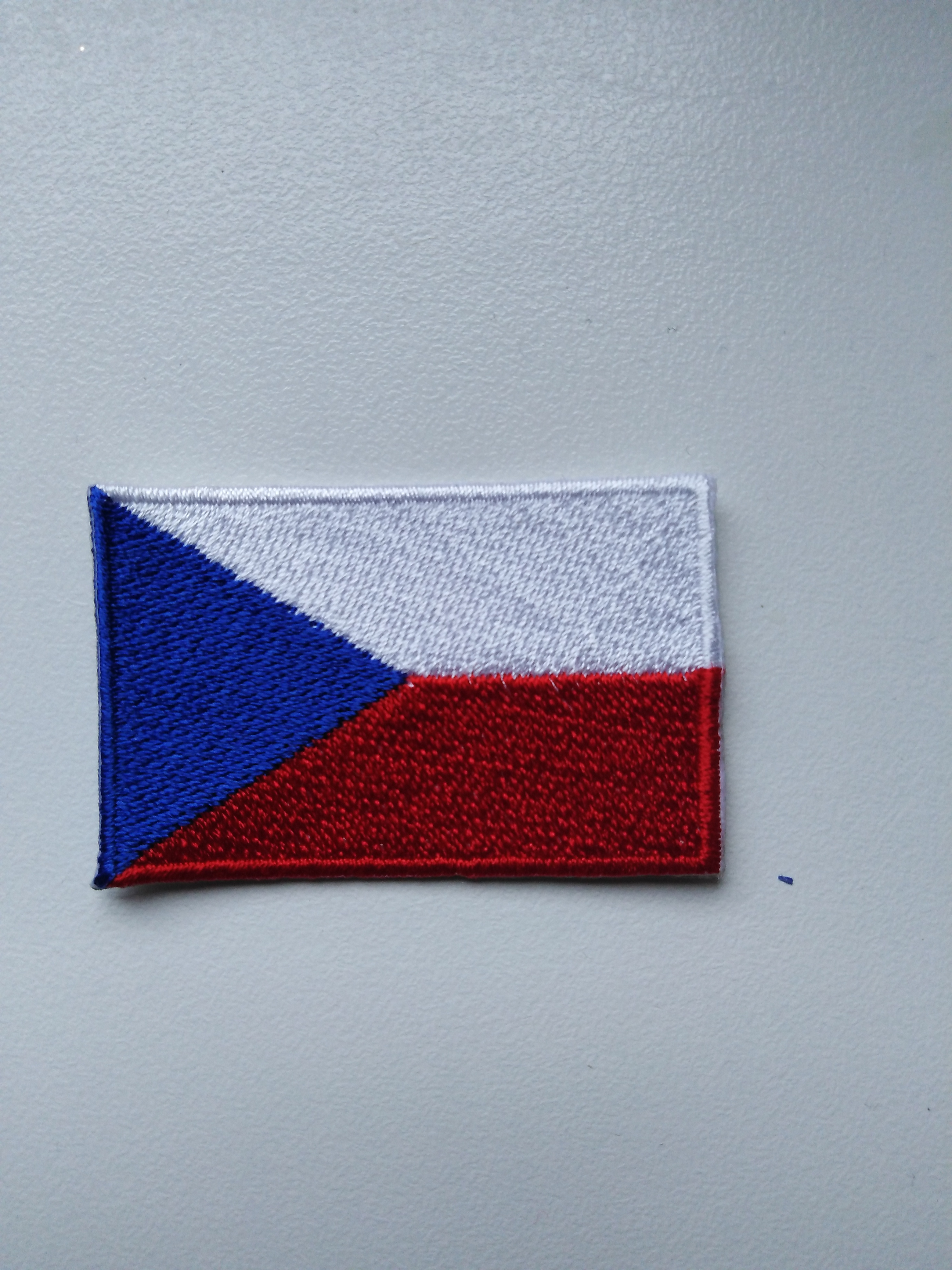 Vlajka vyšívaná zažehlovací CZ