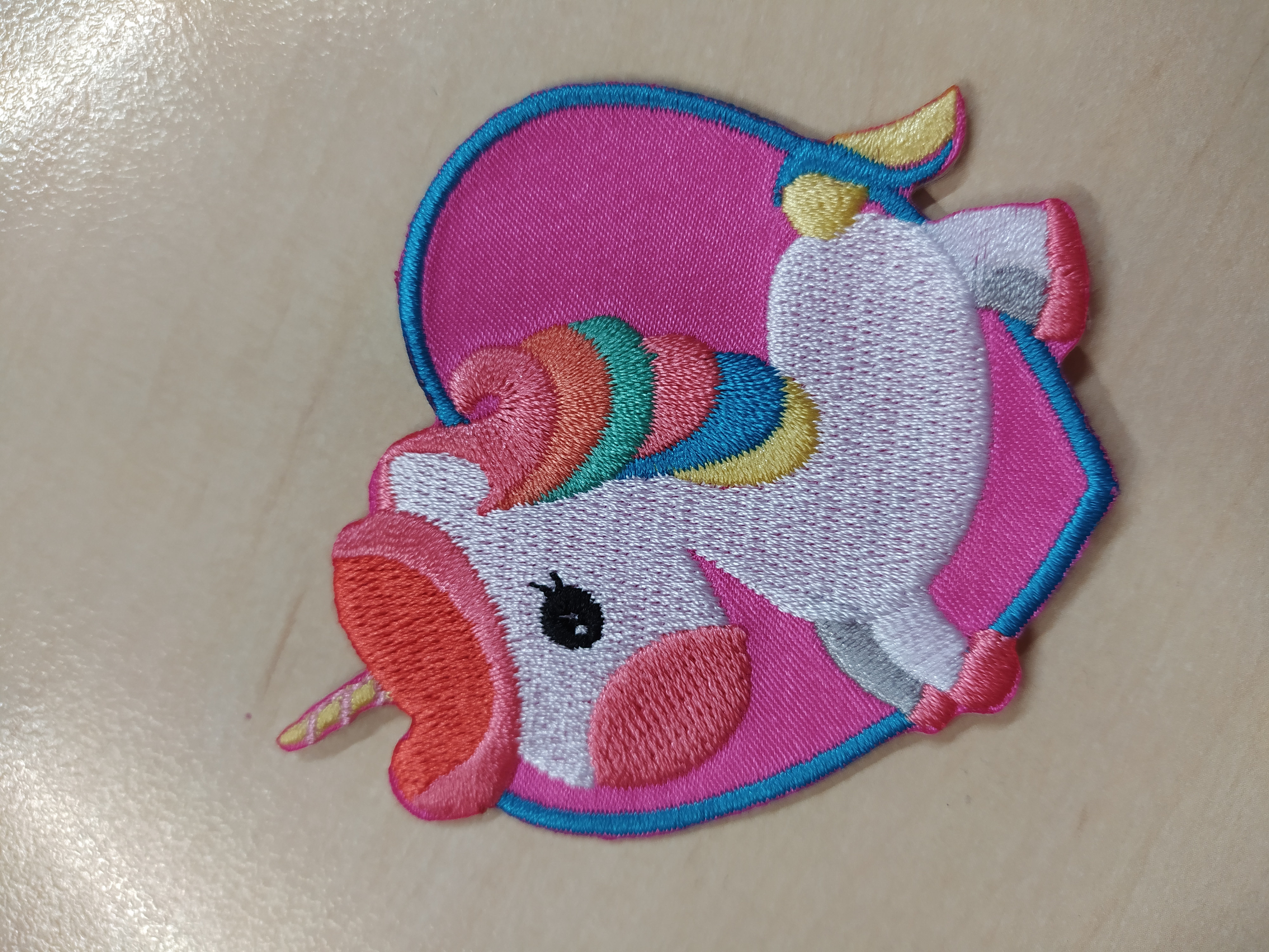 Aplikace nažehlovací jednorožec