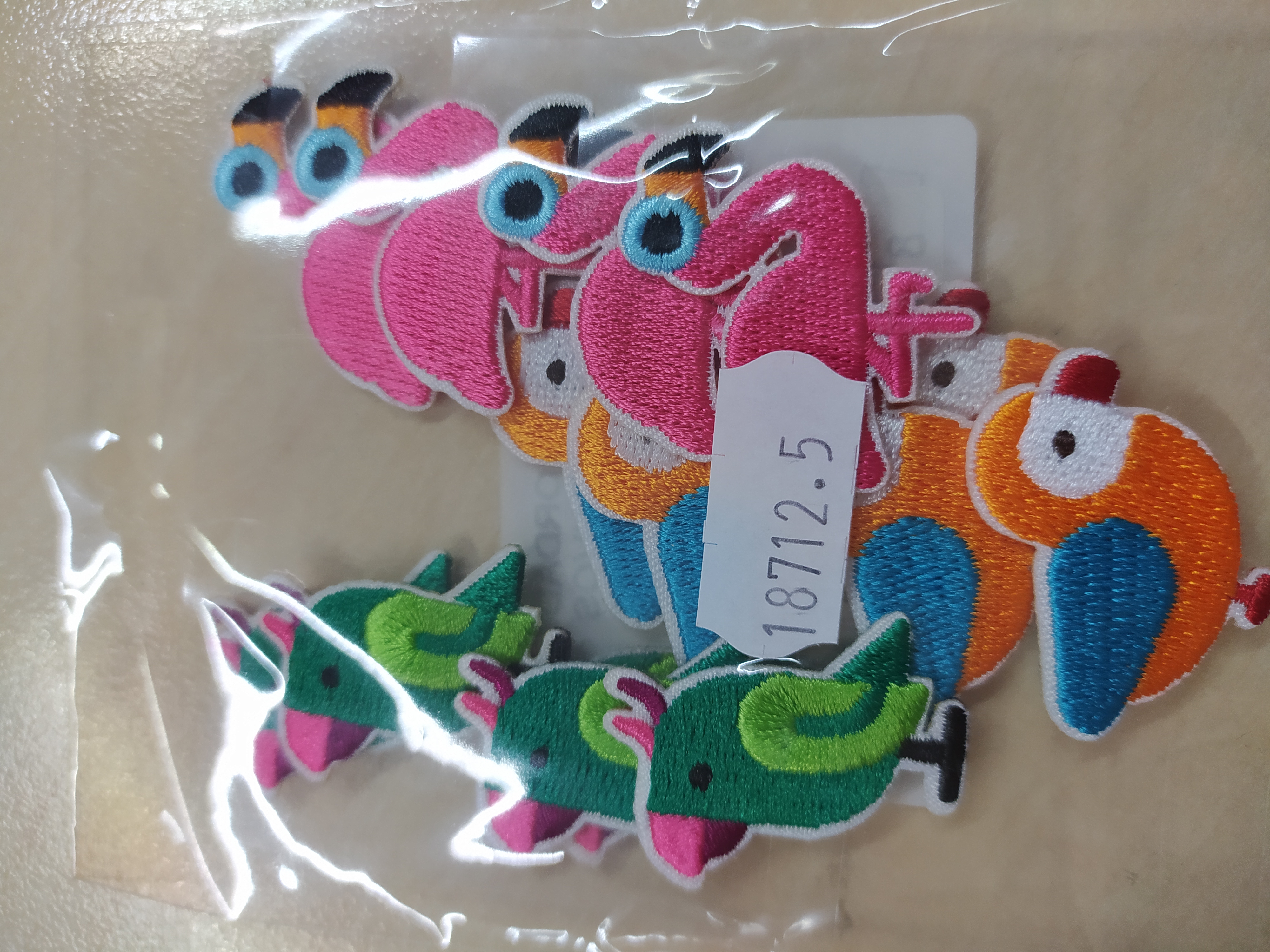 Aplikace nažehlovací/nalepovací Ptáčci