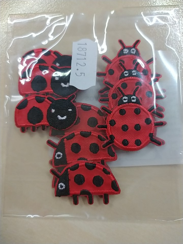 Aplikace nažehlovací/nalepovací Berušky