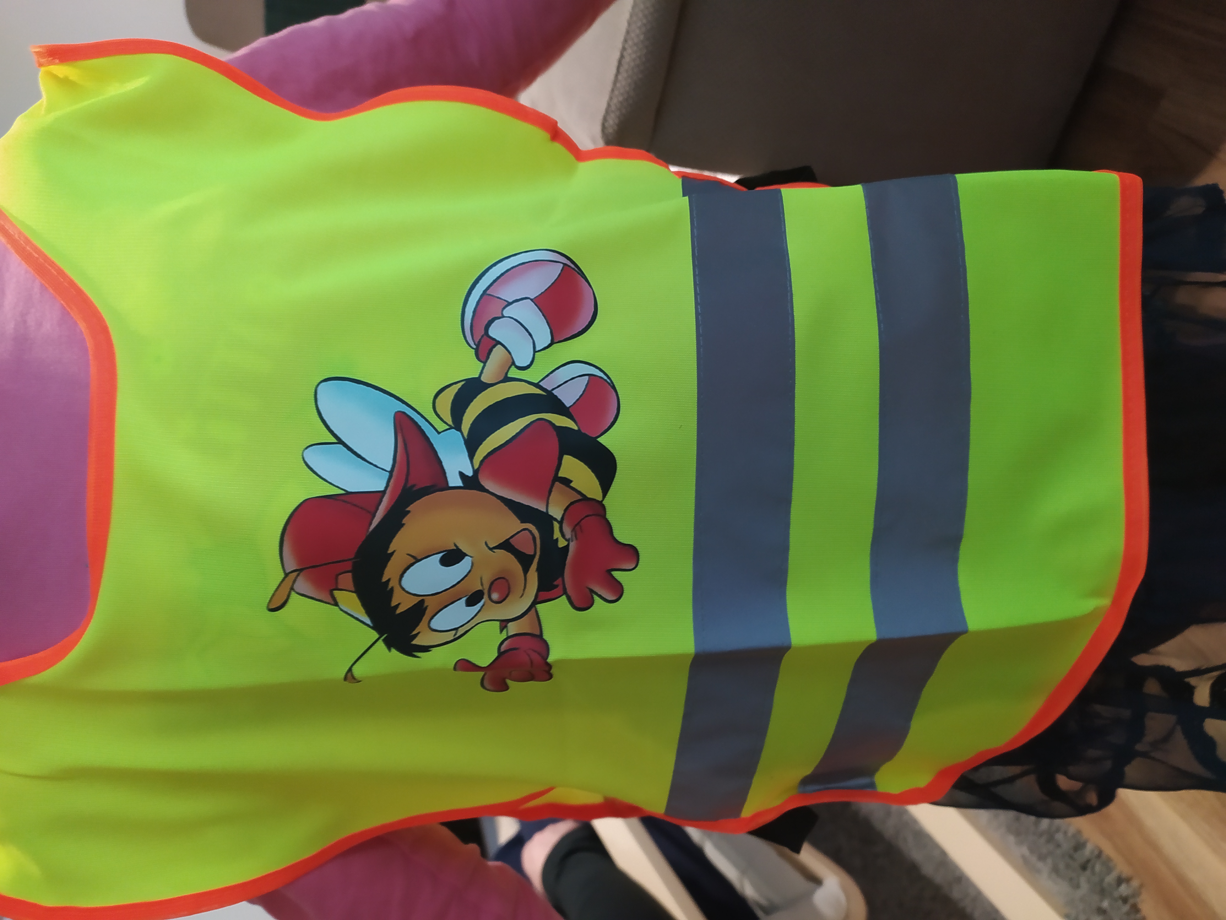 Reflexní dětská vesta Včelka