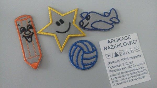 Reflexní nášivky - pastelka