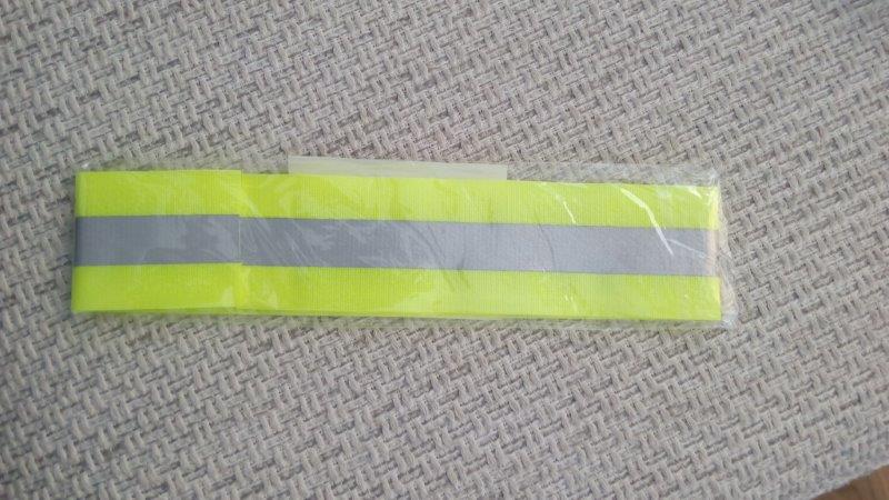 Reflexní páska na ruku na suchý zip 40 mm