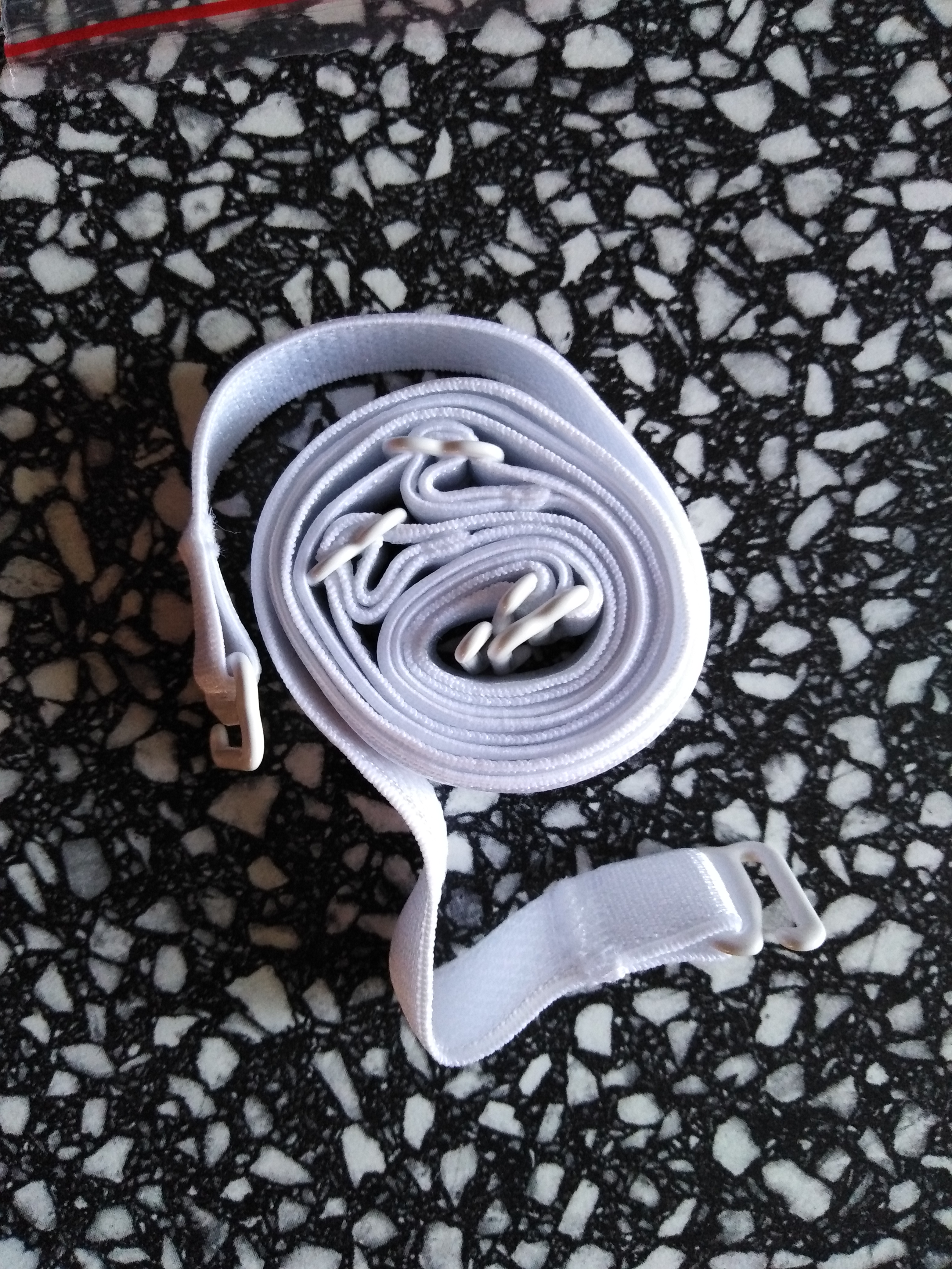 Ramínko pružné elastické 12 mm bílé