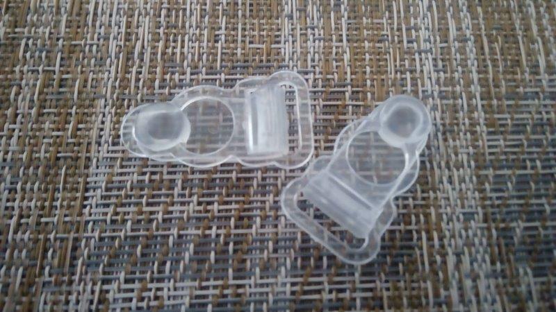 Velveta podvazková plastová 12 mm čirá