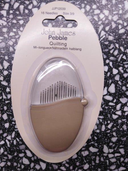 Jehly ruční prošívací 3/9 oblázek - hnědé