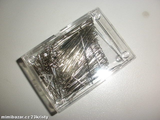 Špendlík ocelový v plastové krabičce