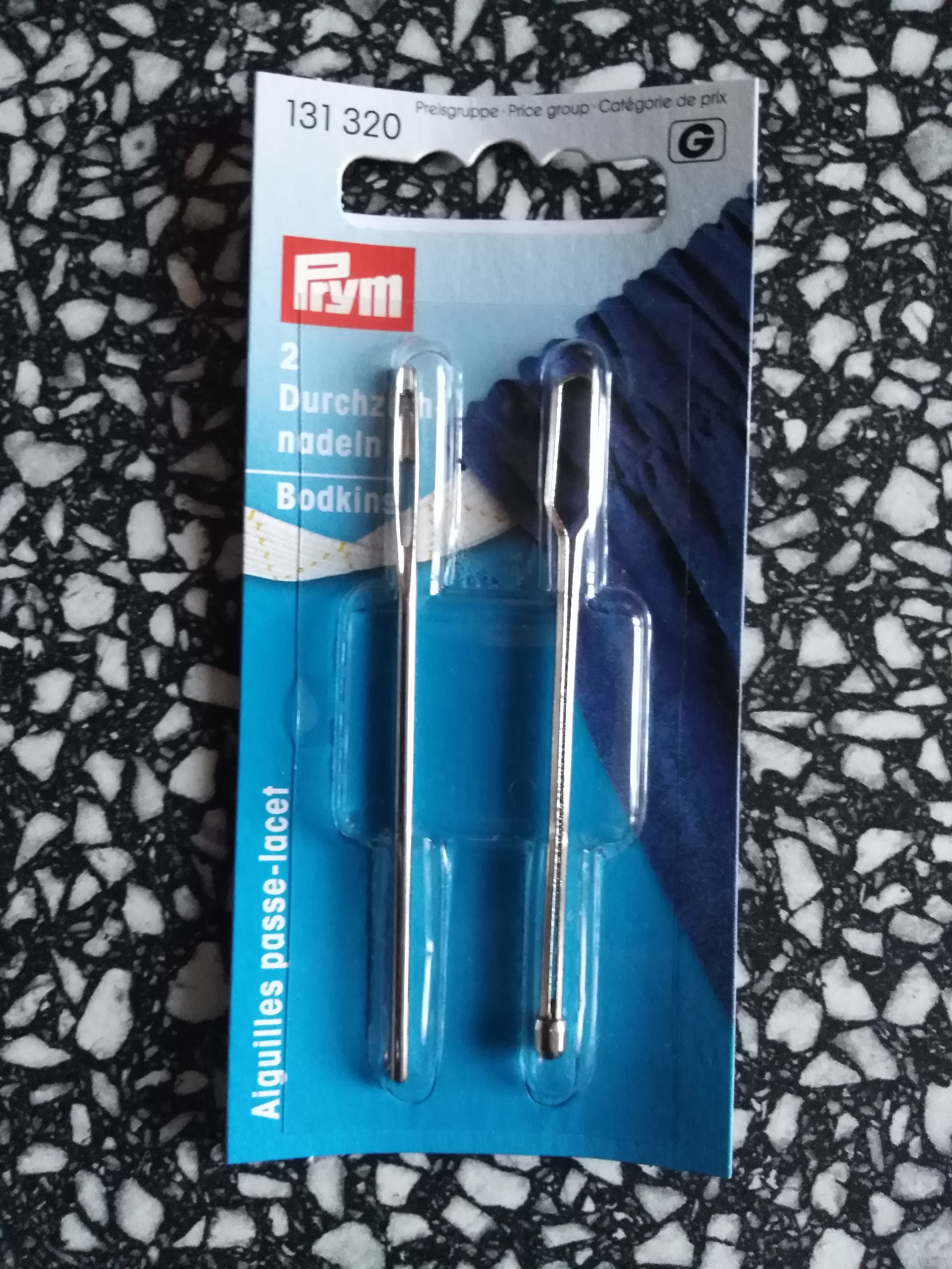 Jehly provlékací 2 ks