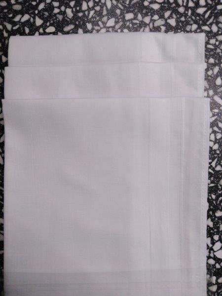 Kapesník pánský bílý balení 6 kusů