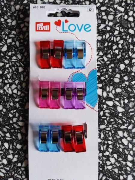 Svorky na textil 2,6 cm Prym Love