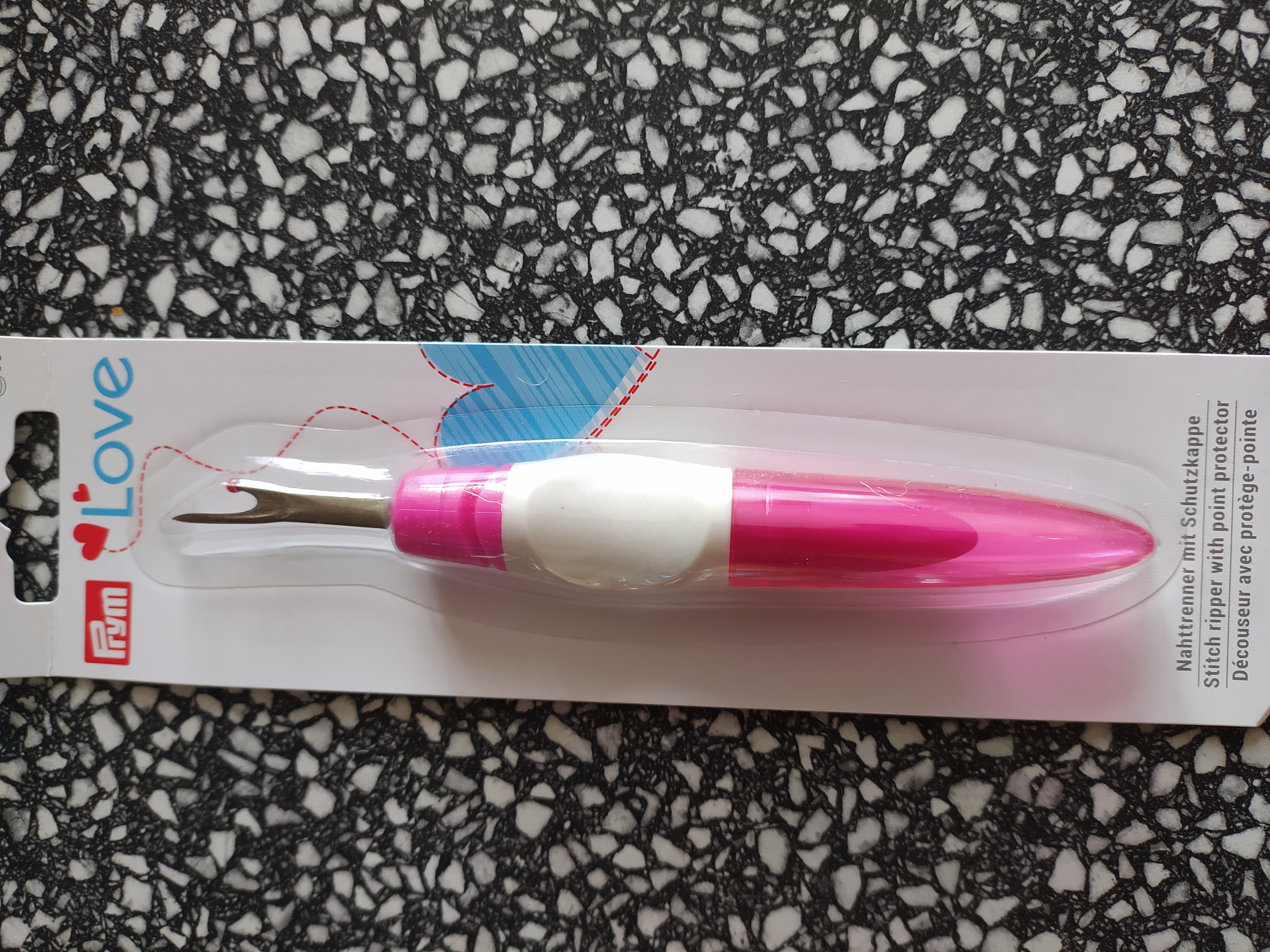 Páradlo velké s krytem ergonomické růžové PRYM LOVE