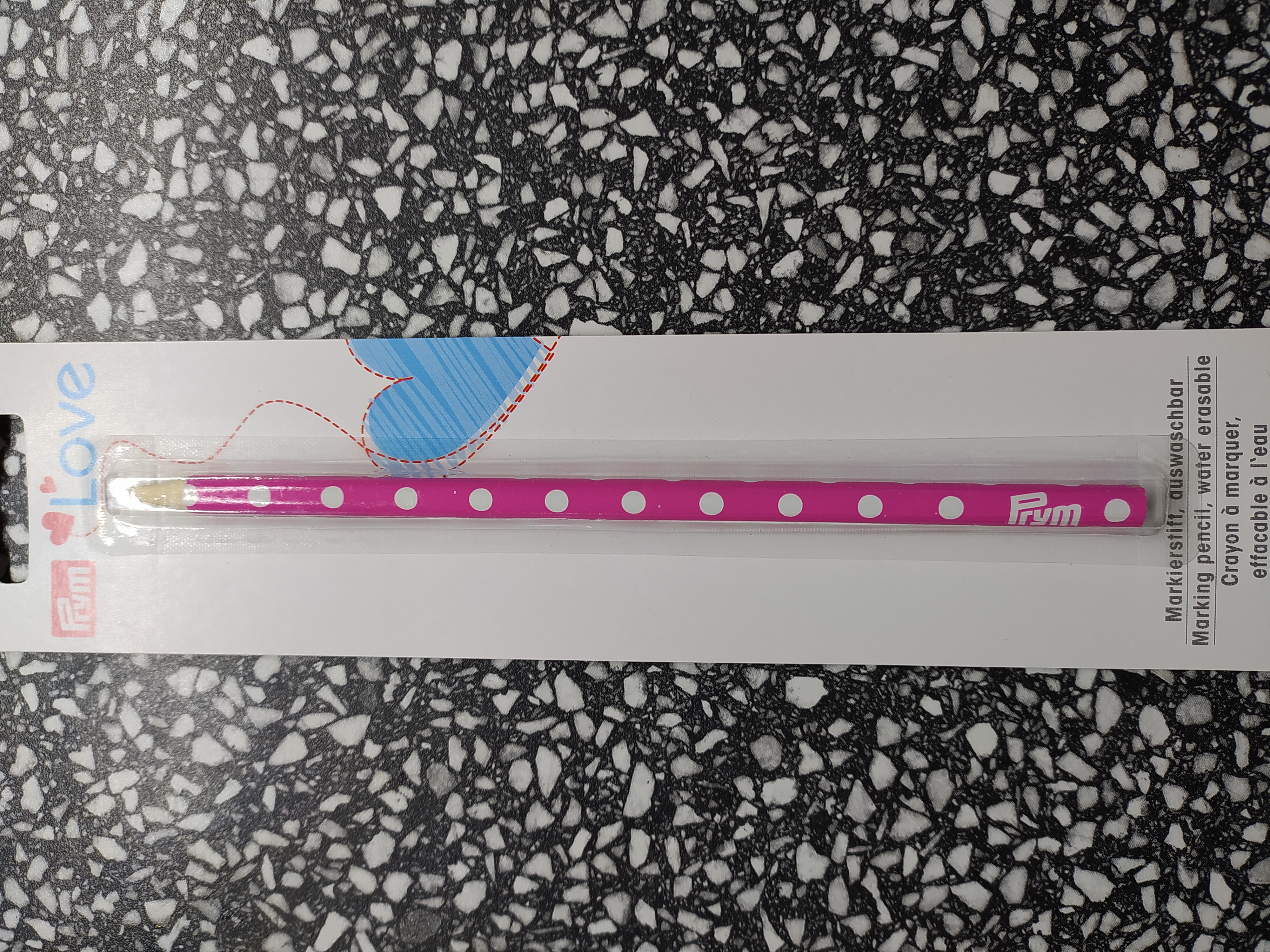 Značkovací tužka bílá Prym Love