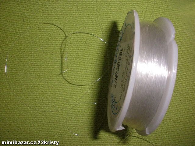 Vlákno silikonové 0,6 mm čiré