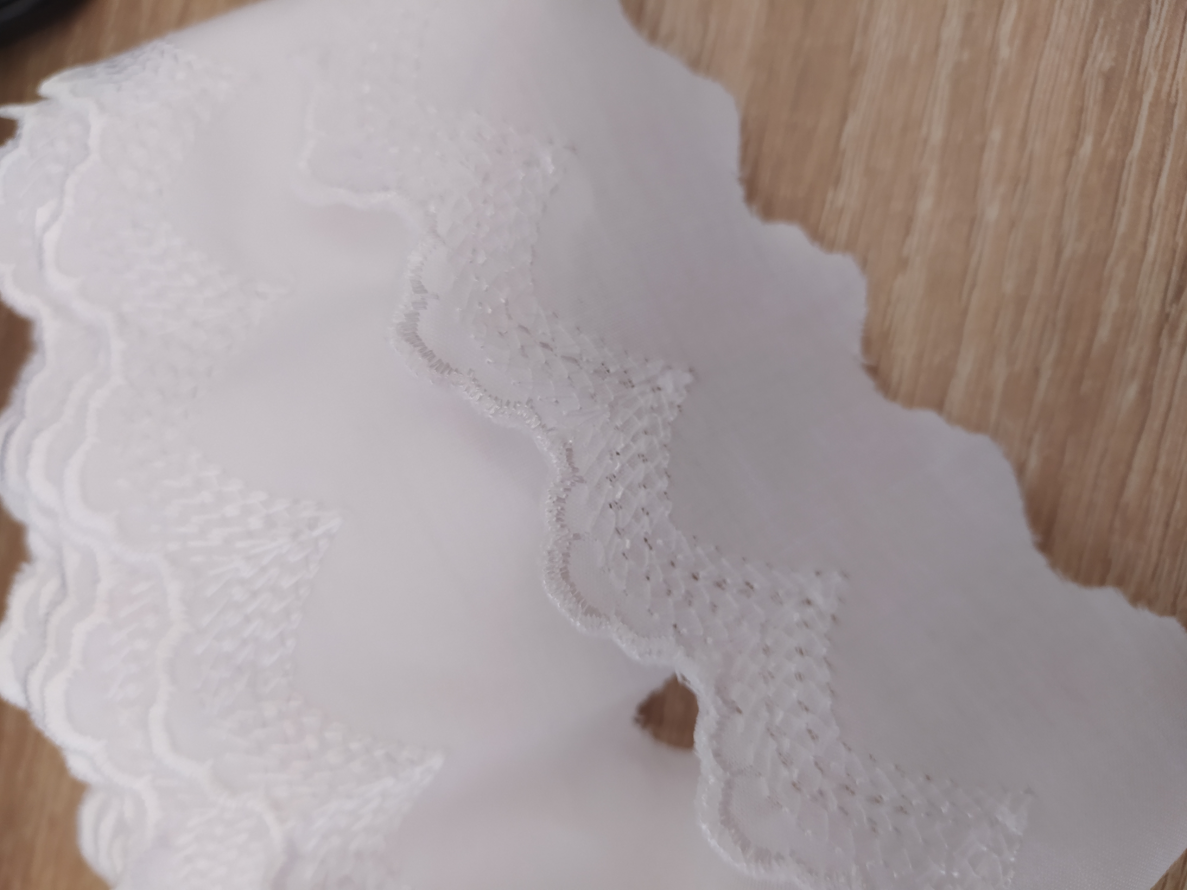 Štykování 50 mm bílé