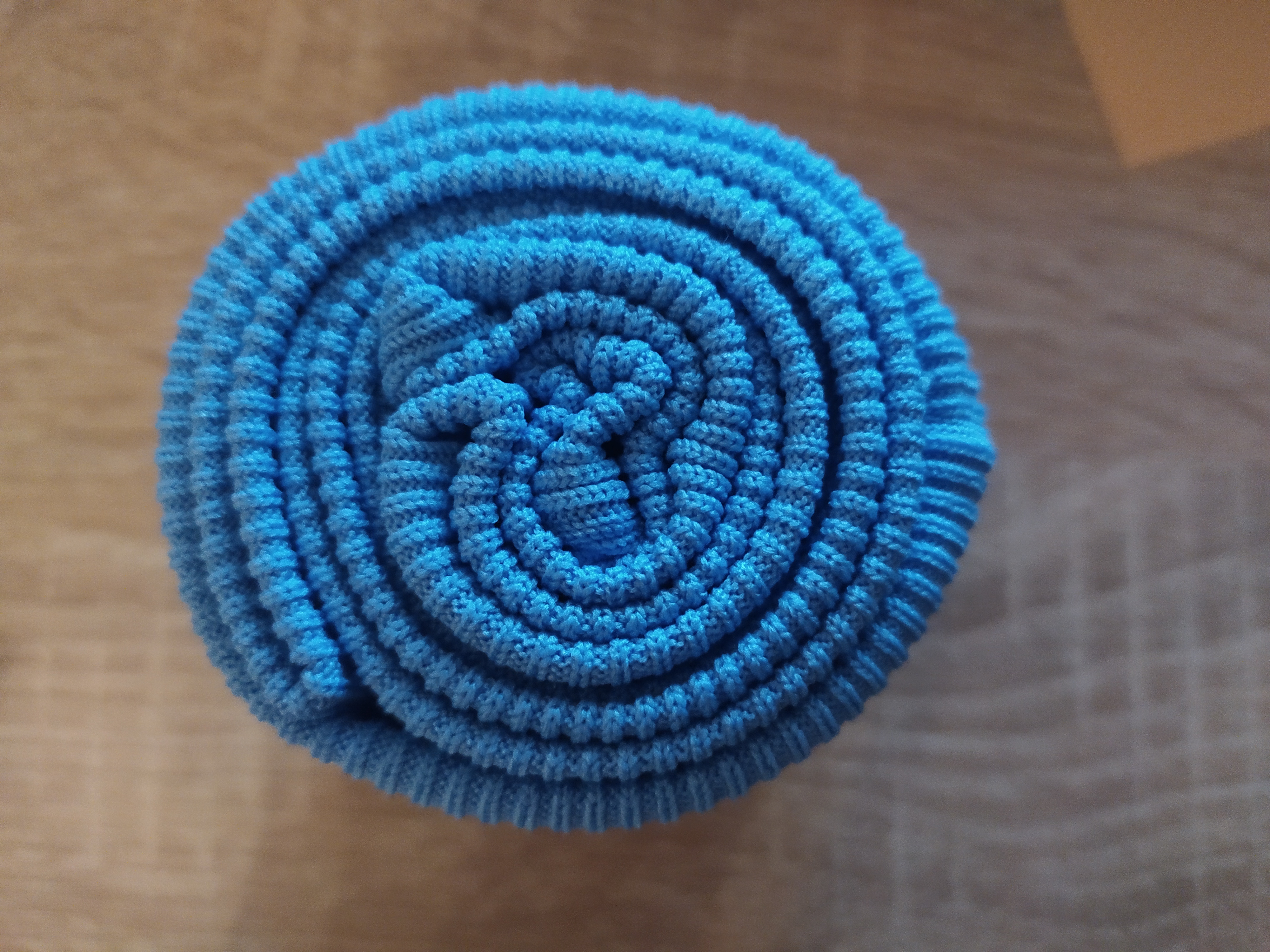 Náplety polyesterové - 2x rukáv, 1x pas, blankytná modř