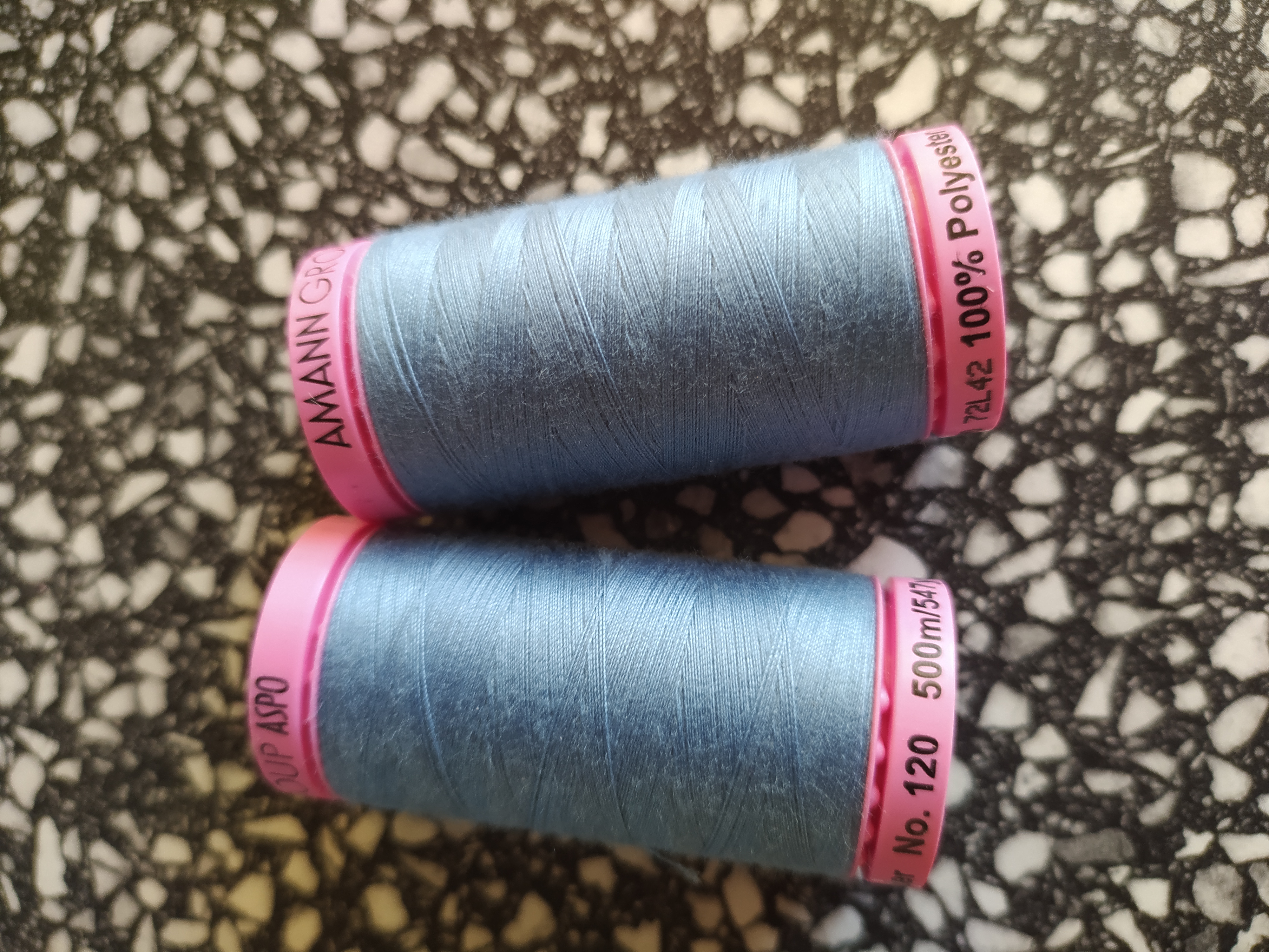 Nitě univerzální ASPO 500 m popelavě modrá 350