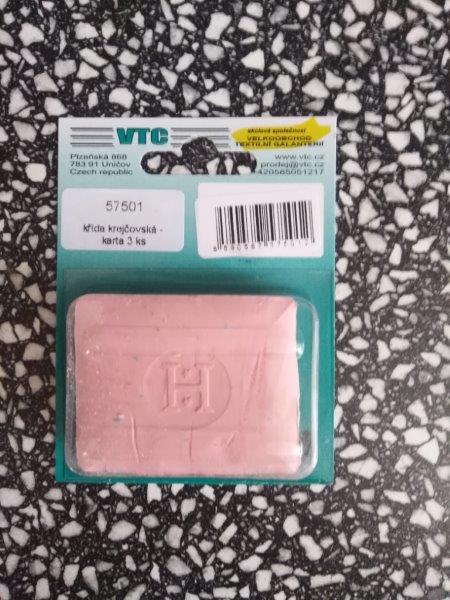 Křída krejčovská - karta 3 ks mix