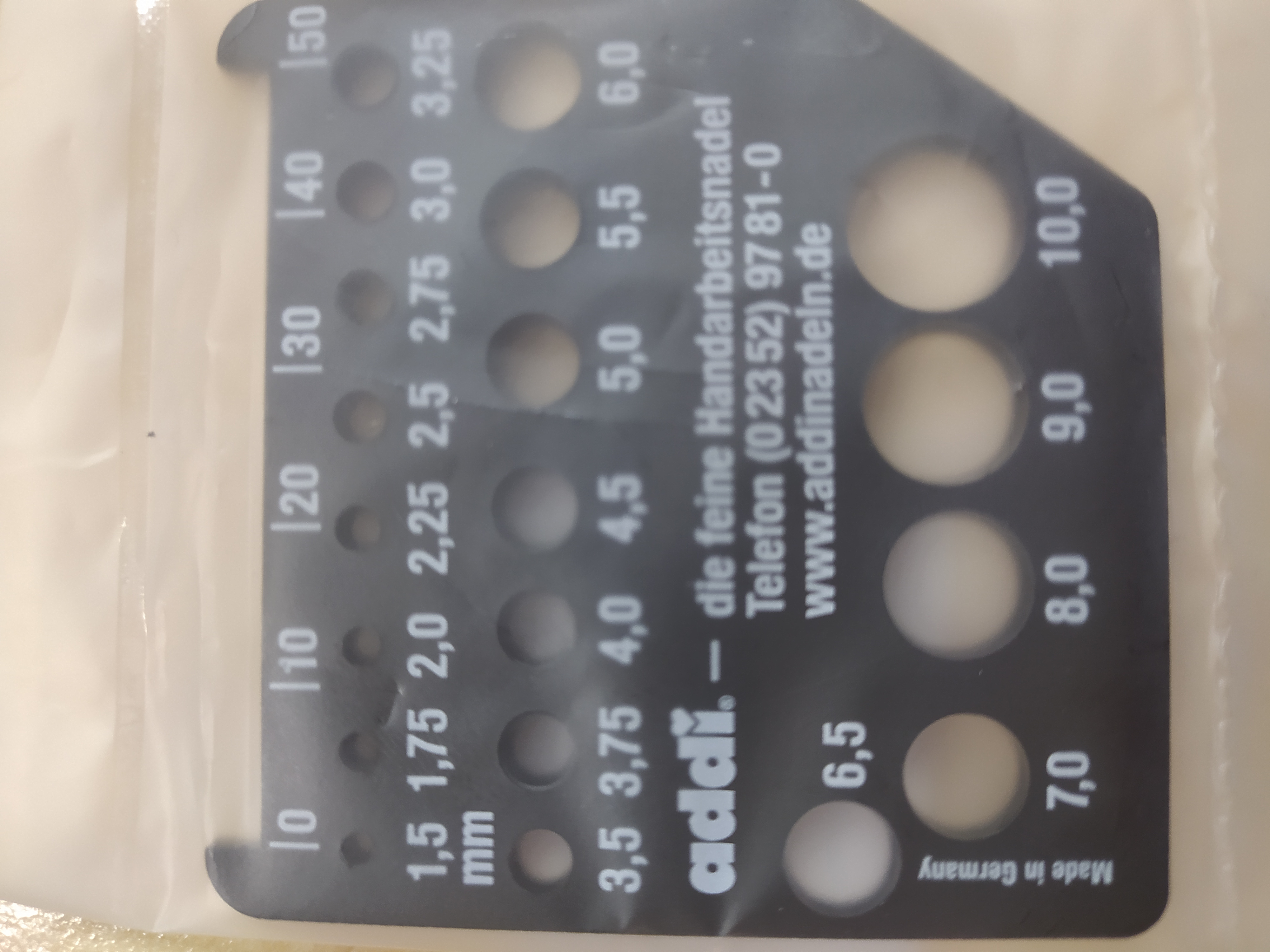 Měřidlo na jehlice addiDimension