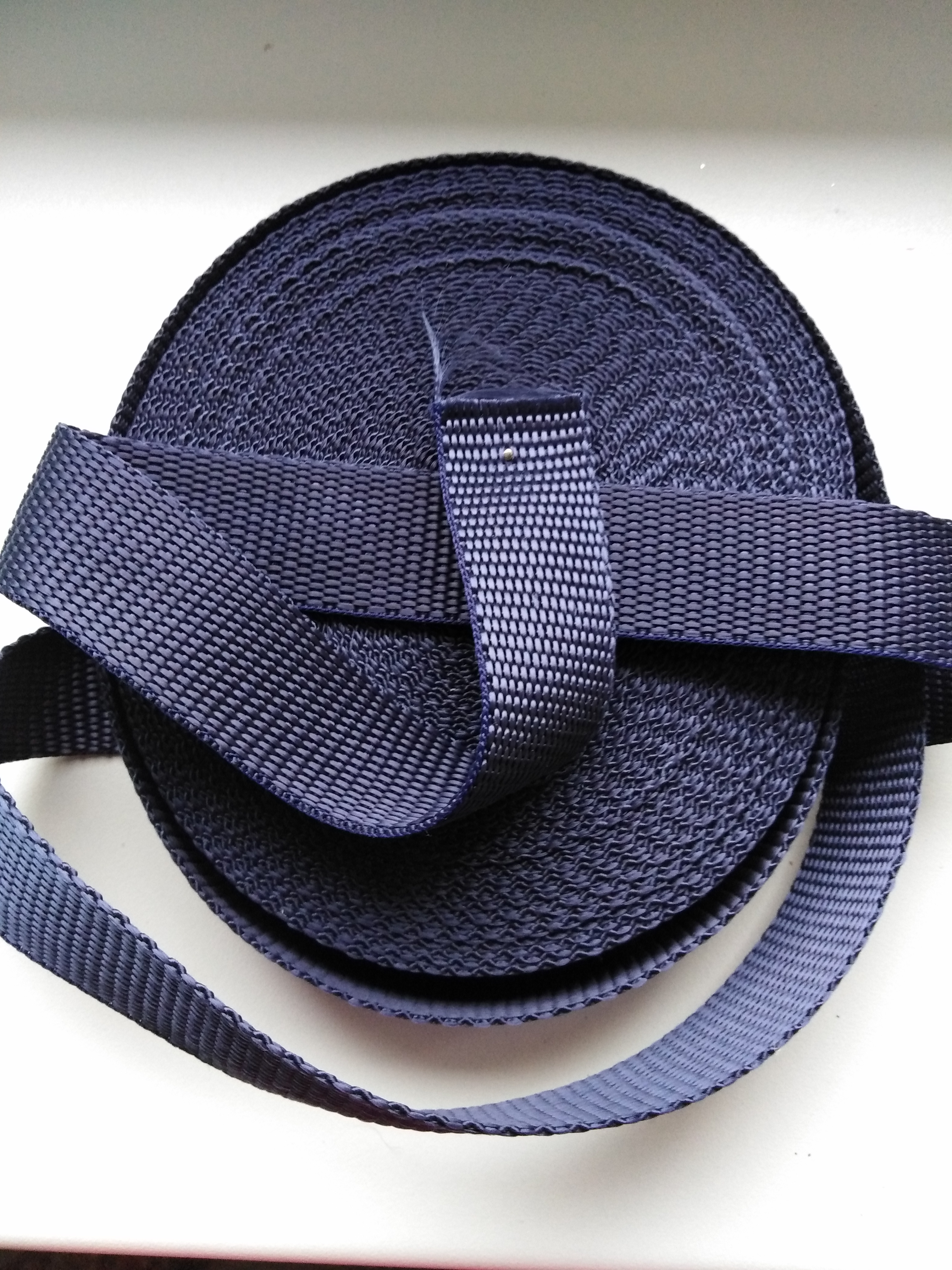 Popruh polypropylenový 25 mm vlajkově modrý