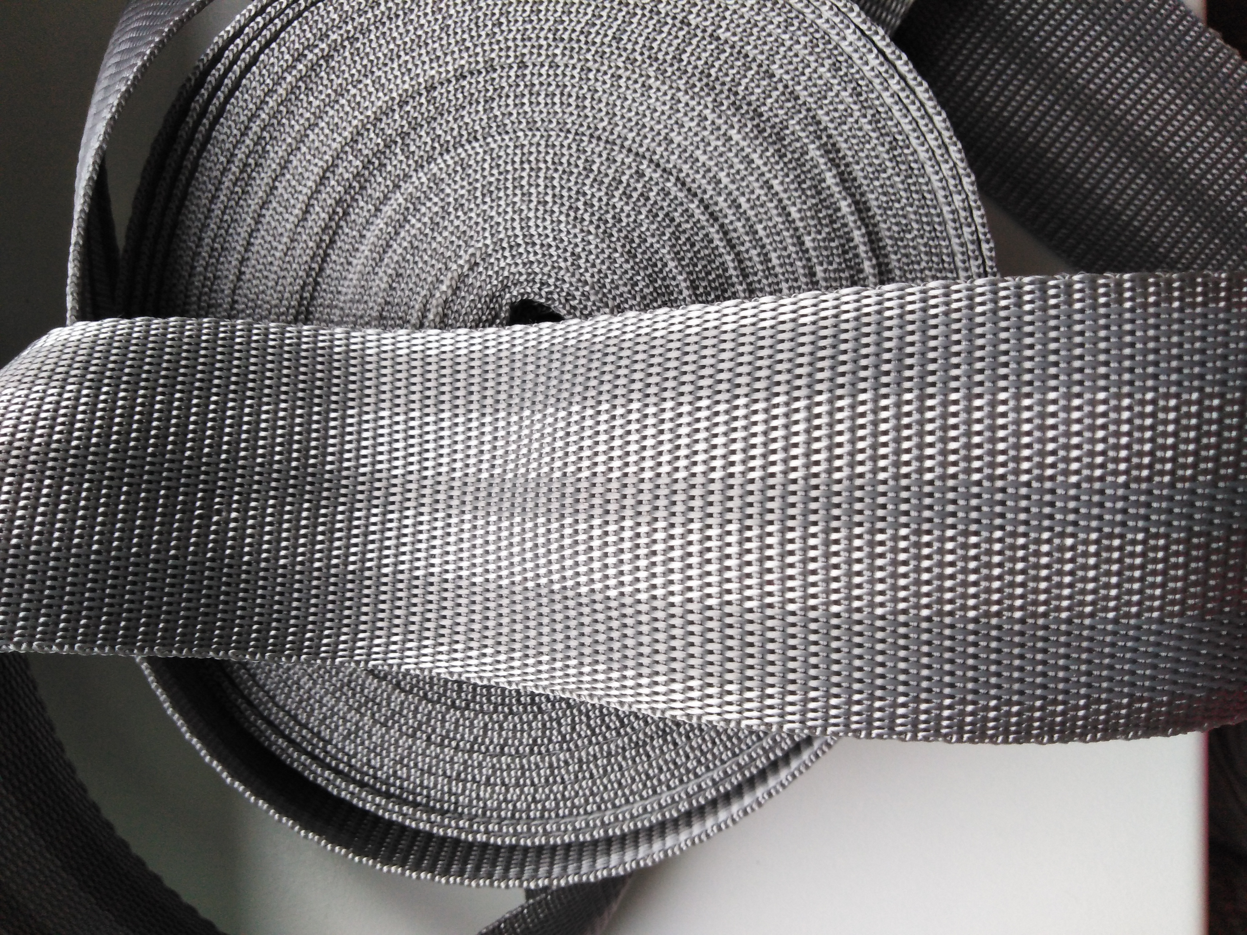 Popruh polypropylenový 50 mm šedá+šedá