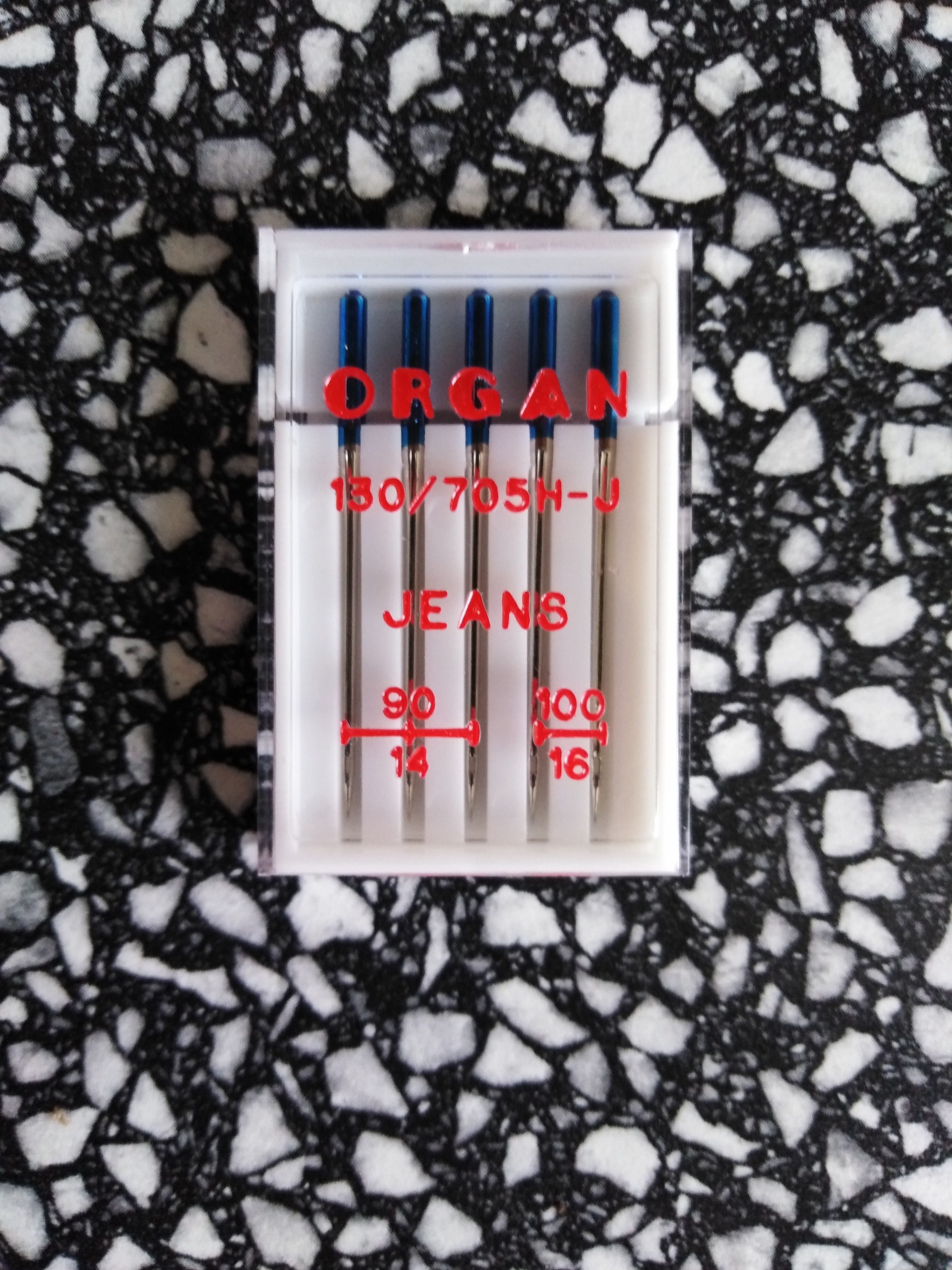 Jehly strojové 705 H Jeans 90 + 100 5j