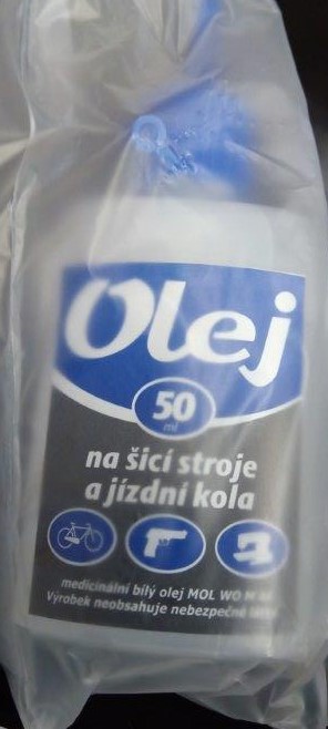 Olejnička pro šicí stroje 50 ml