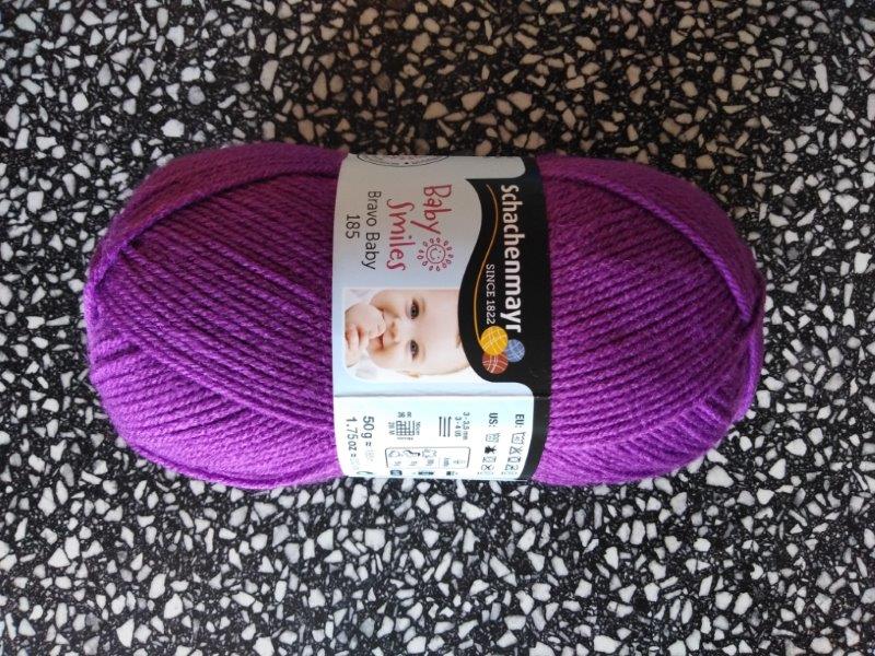 Příze Bravo Baby 185 fialová 1049