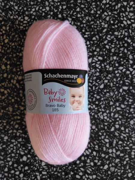 Příze Bravo Baby 185 světle růžová 1033
