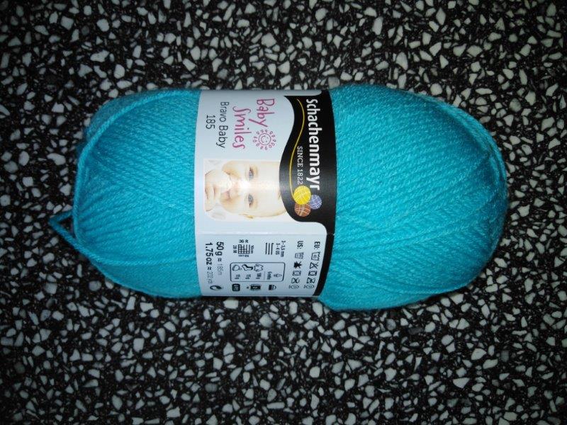 Příze Bravo Baby 185 tyrkys 1065