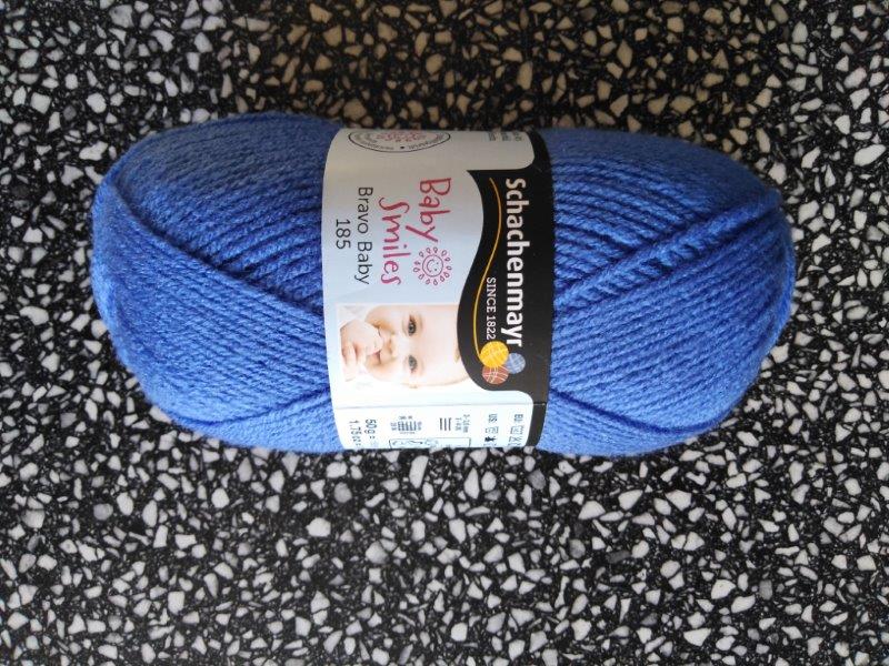 Příze Bravo Baby 185 modrá 1053