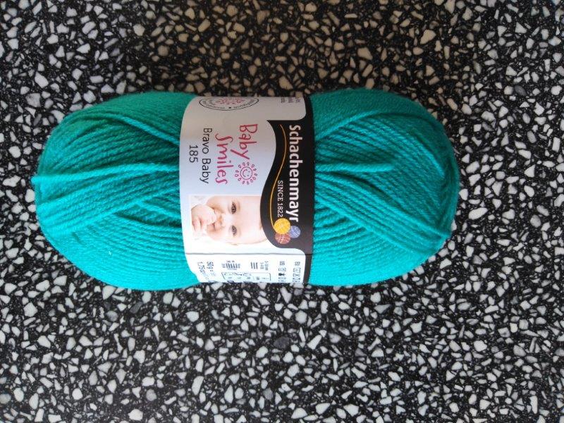 Příze Bravo Baby 185 nefritová 1070