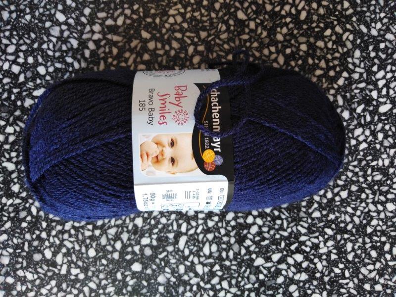 Příze Bravo Baby 185 vlajková modrá 1050