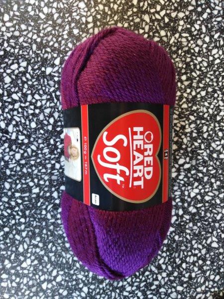 Příze Red Heart Soft borůvková 0005
