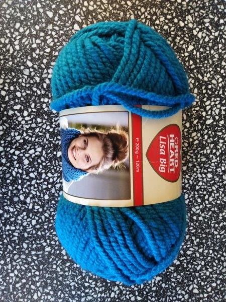 Příze Red Heart Lisa Big mořská modř 0152