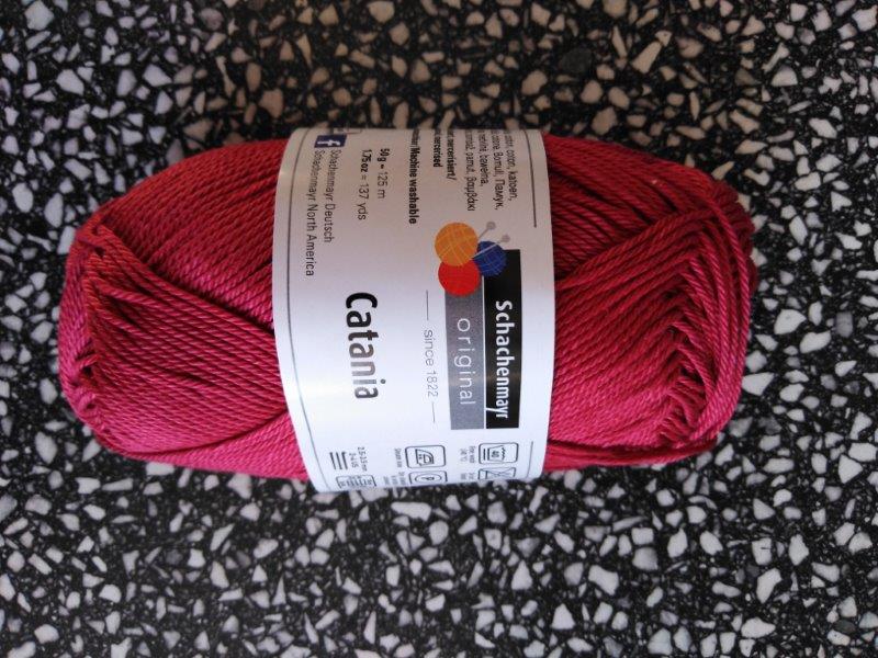 Příze Catania jahodová 258