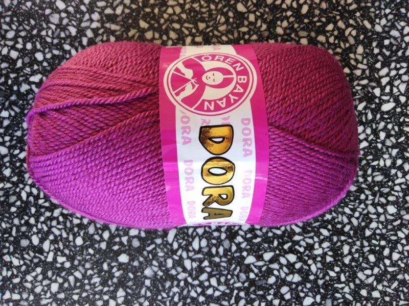 Příze Dora tmavý cyklámen 051