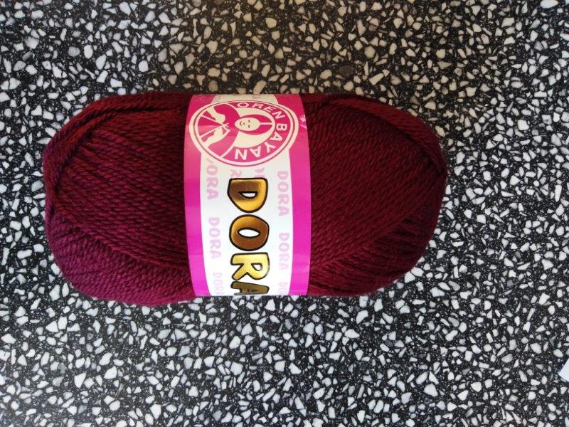 Příze Dora bordó 035