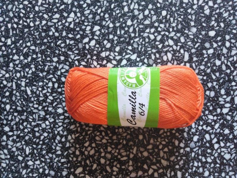 Příze Camilla oranžová 5310