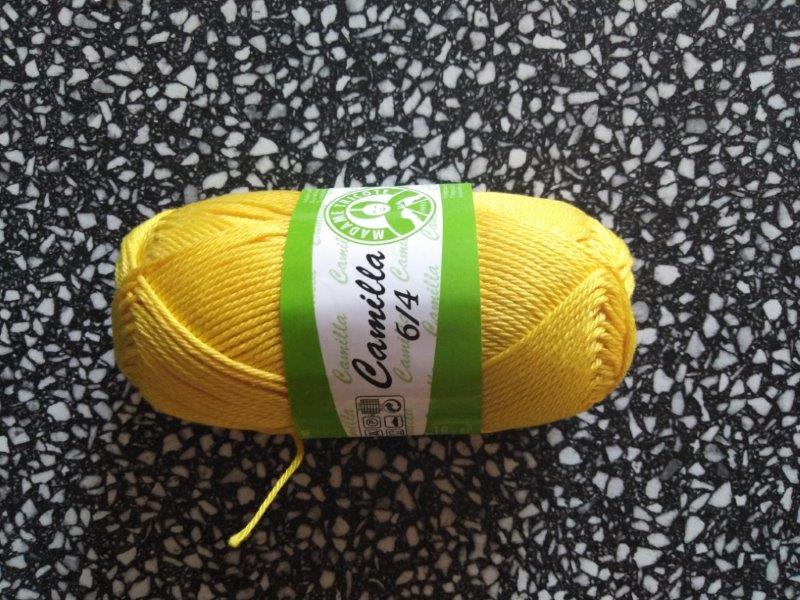 Příze Camilla teplá žlutá 5530