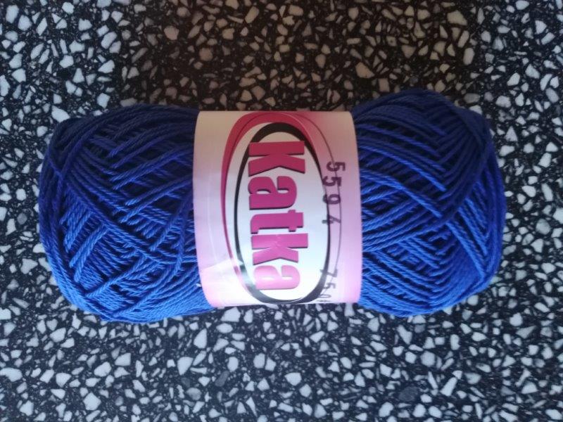 Příze Katka královská modř 5594