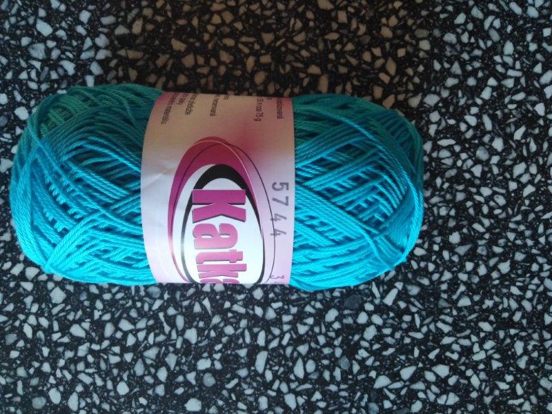 Příze Katka modrý tyrkys 5744