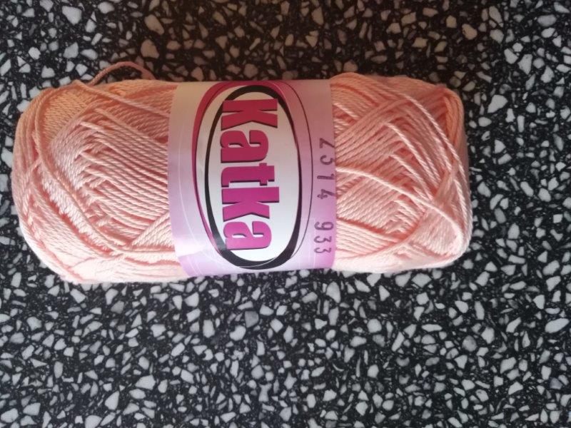 Příze Katka světle lososová 2314
