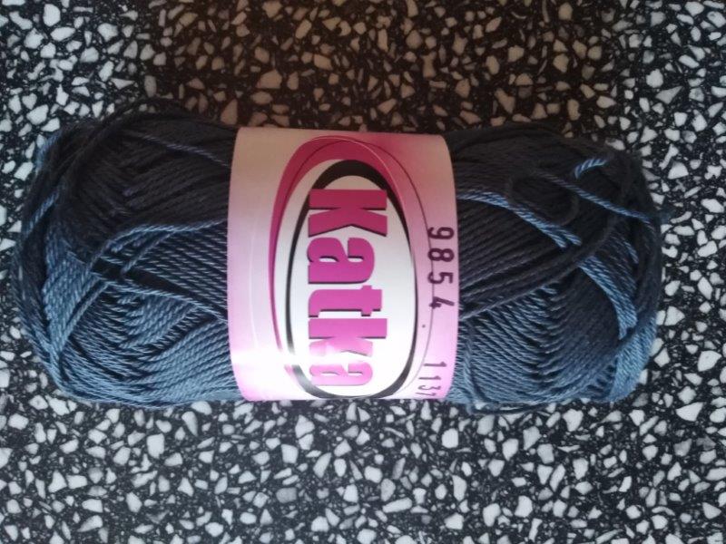 Příze Katka středně šedá 9854