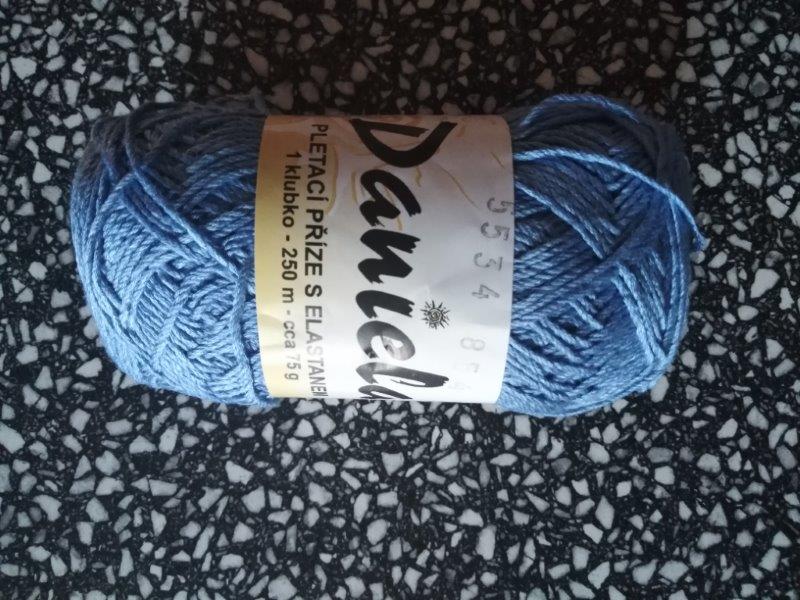 Příze Daniela blankytná modř 5534