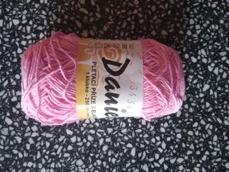 Příze Daniela růžová 3434