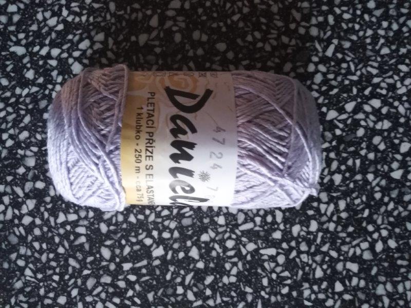 Příze Daniela ledově fialová 4724