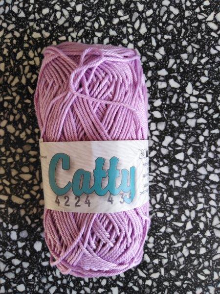 Příze Catty bledě fialová 4224