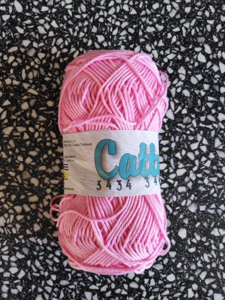 Příze Catty růžová 3434